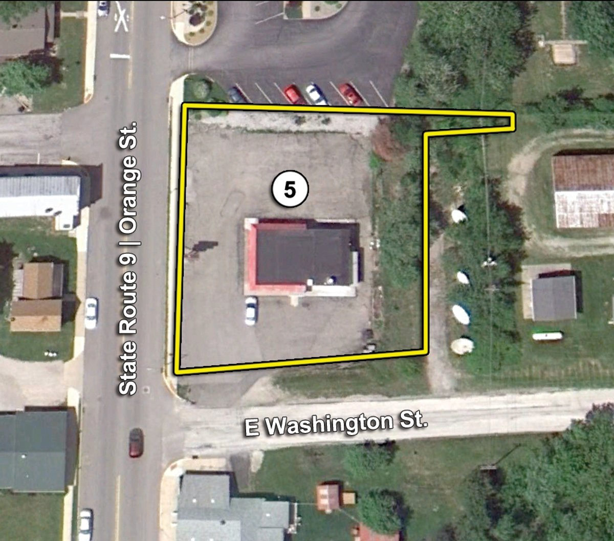 Tract map - 22+ Acres Commercial and Residential Offered in 5 Tracts